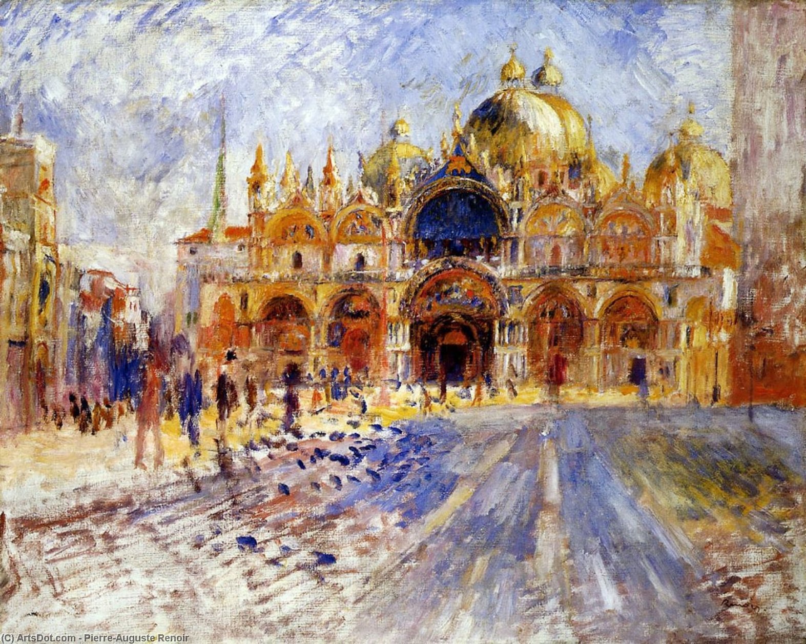 Piazza San Marco, Venice — Pierre-auguste Renoir