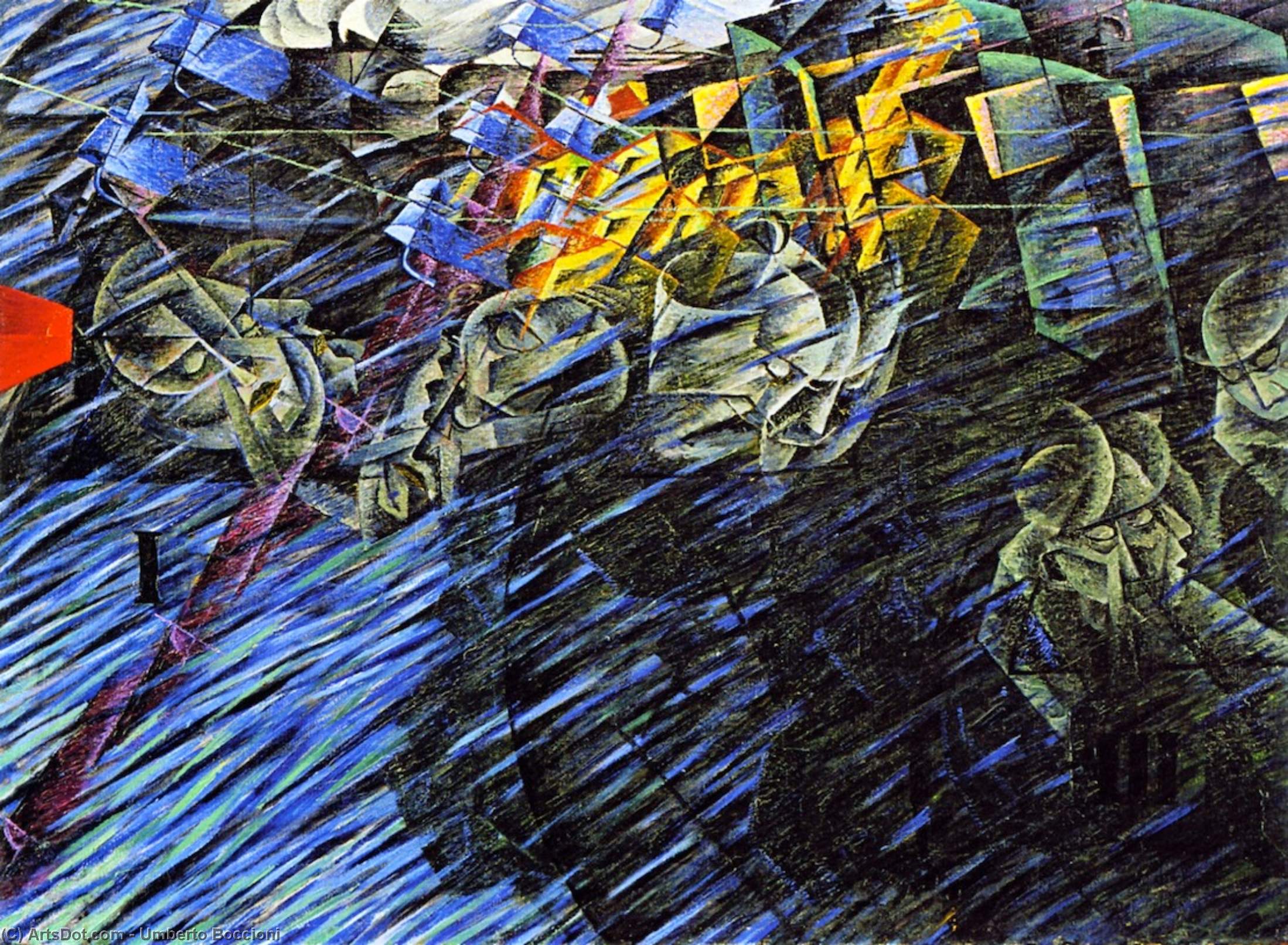 States Of Mind Ii - Those Who Stay — Umberto Boccioni