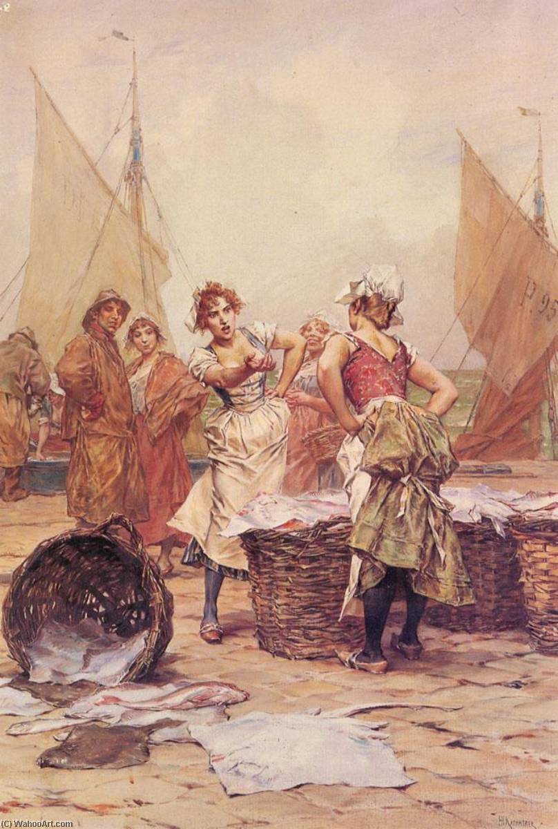 The Fishwives — Frederik Henrdik Kaemmerer