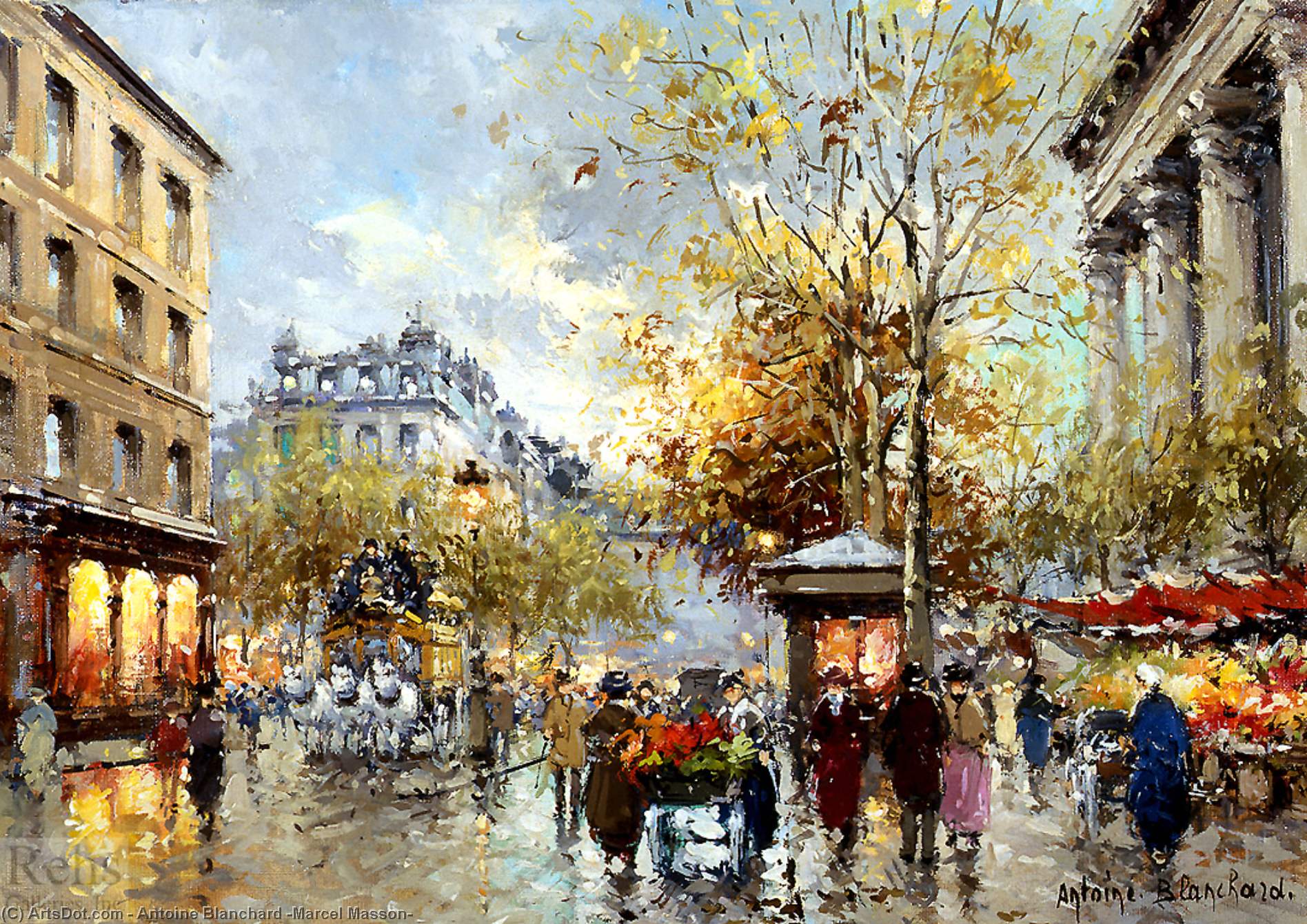 Boulevard Des Capucines Et Madeleine — Antoine Blanchard (marcel Masson)