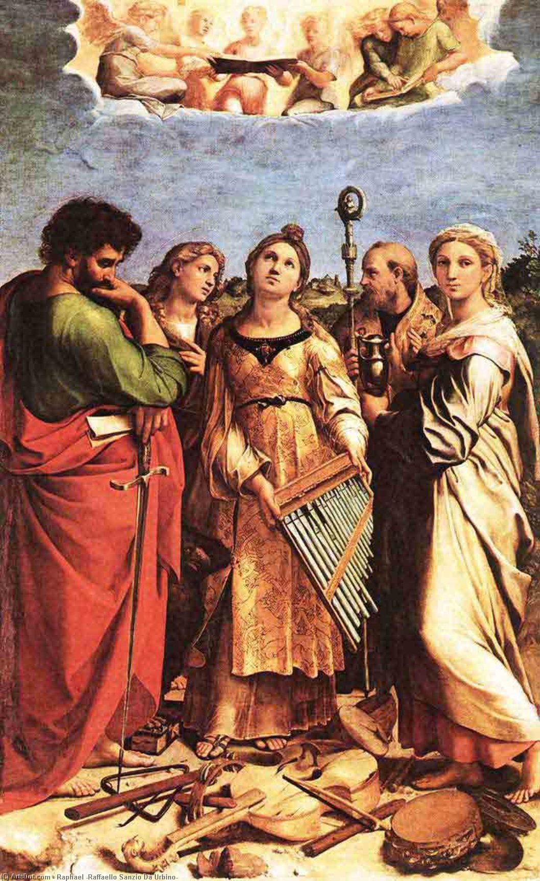 St Cecilia — Raphael