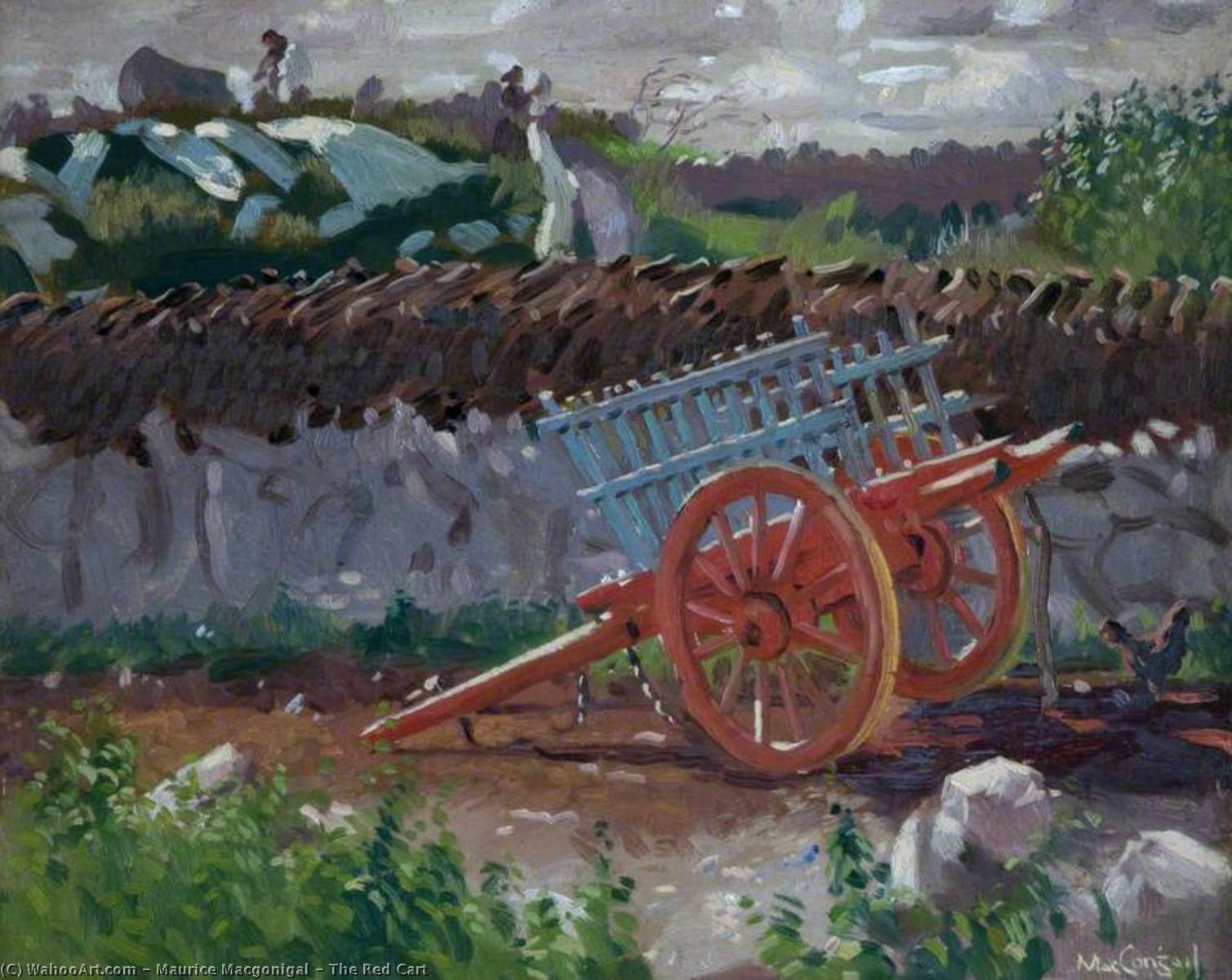 The Red Cart — Maurice Macgonigal