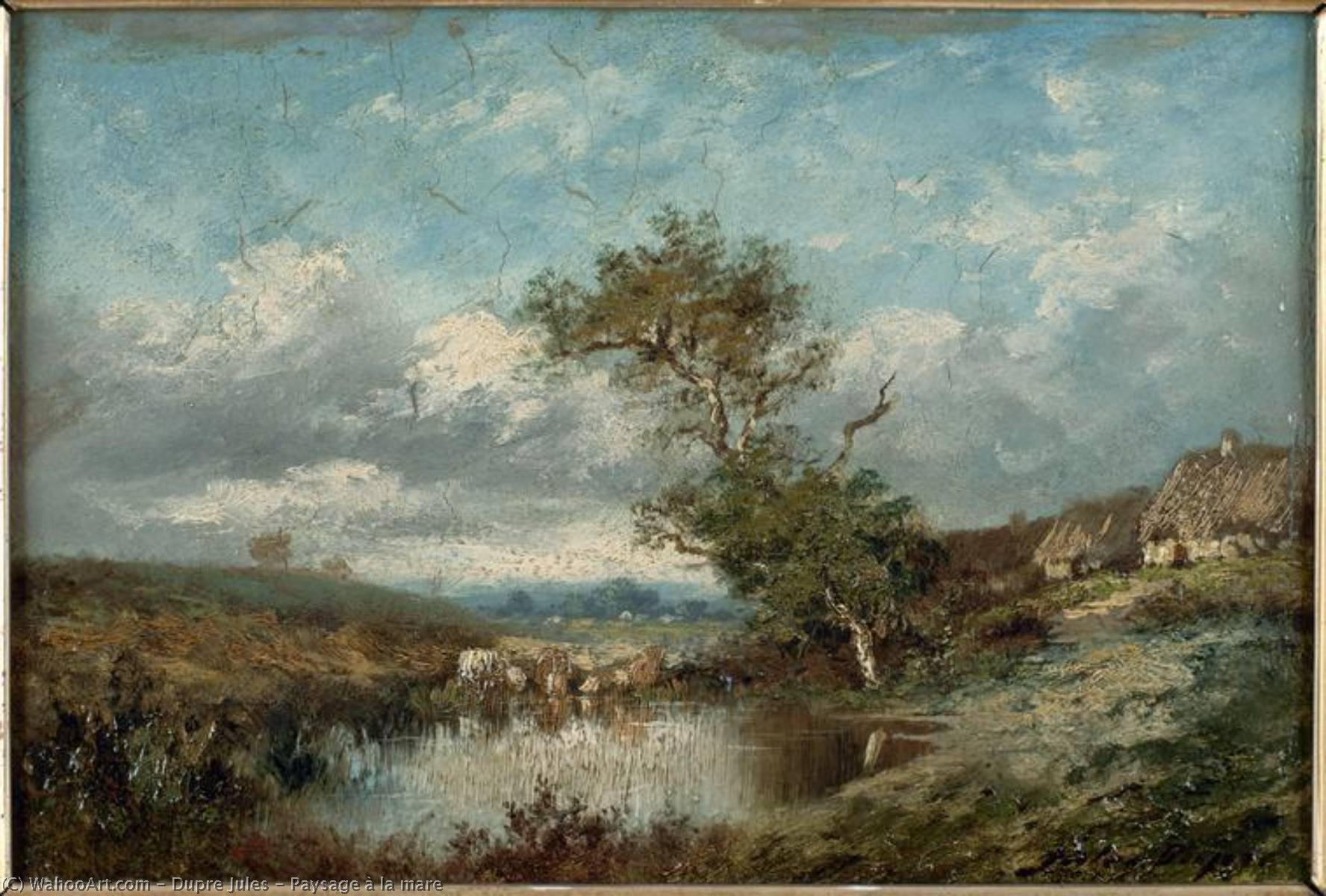 Paysage À La Mare — Jules Dupré