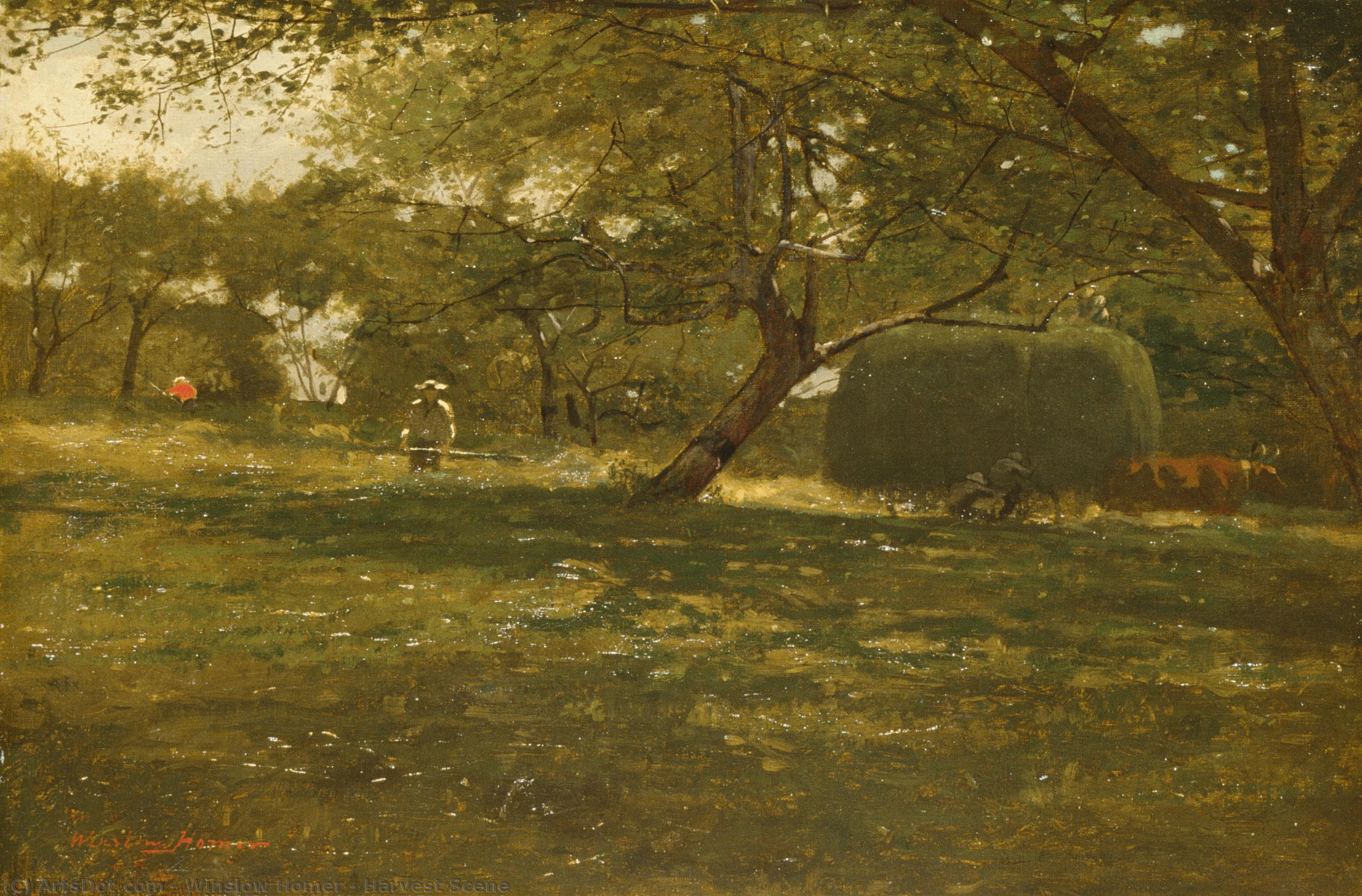 Harvest Scene — Winslow Homer