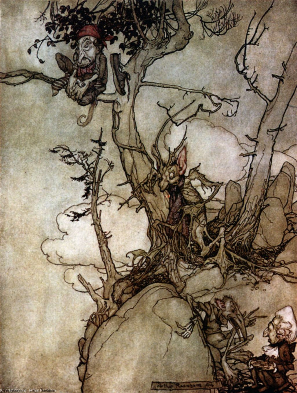Rip Van Winkle 48 — Arthur Rackham