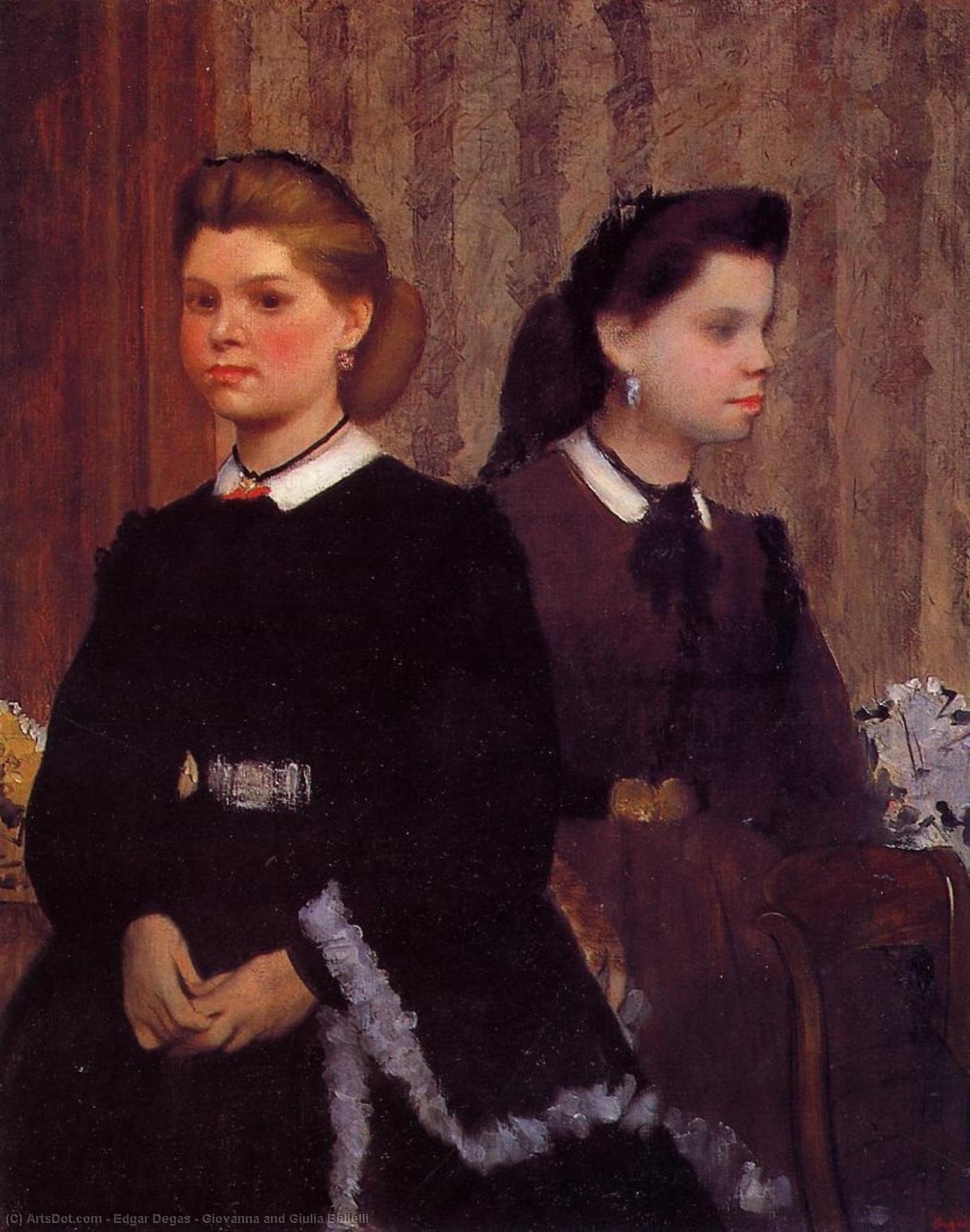 Giovanna And Giulia Bellelli — Edgar Degas