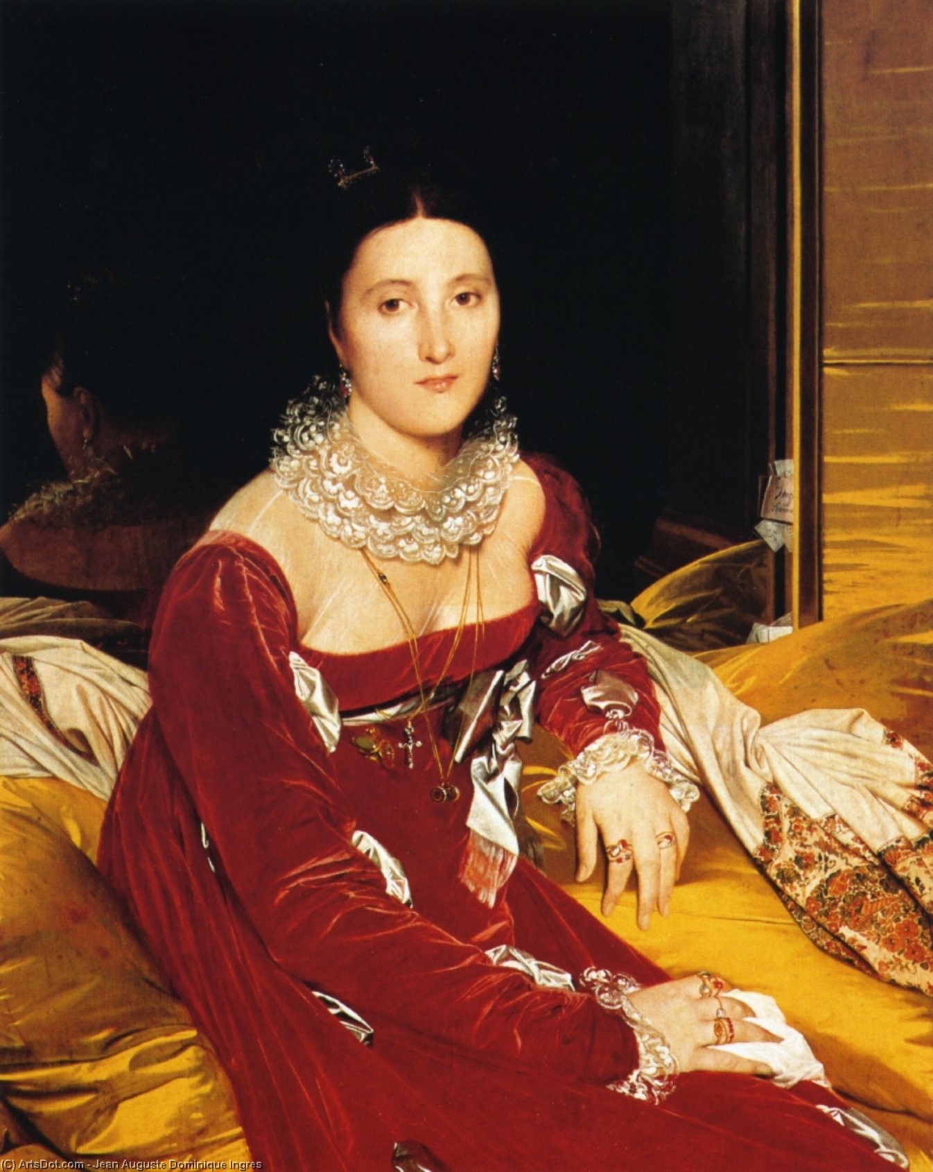 Marie Marcoz (later Vicomtesse De Senonnes) — Jean-auguste-dominique Ingres