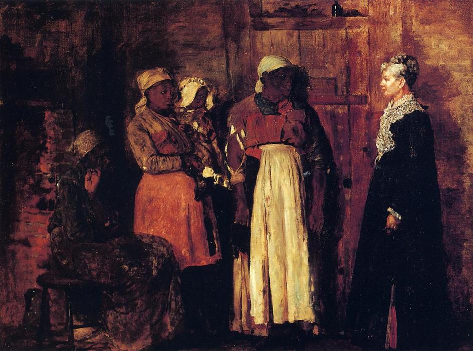 A Visit From The Old Mistress — Winslow Homer