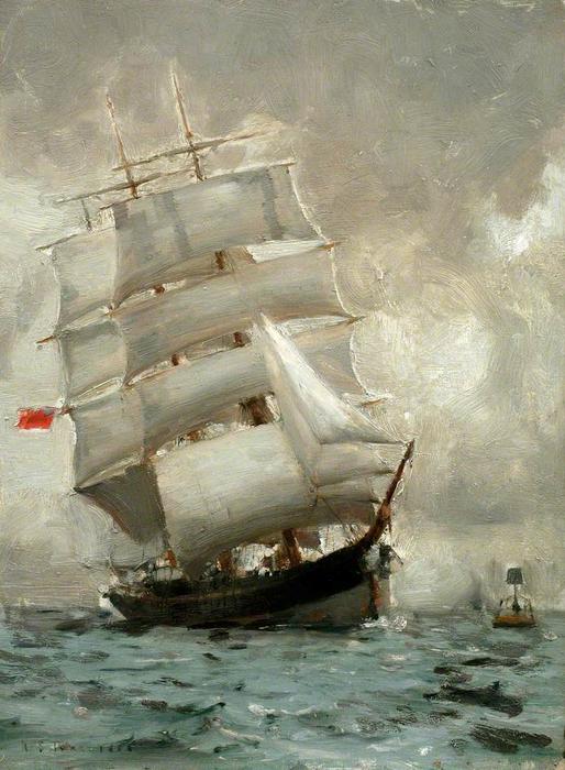 Rounding The Manacle Buoy — Henry Scott Tuke