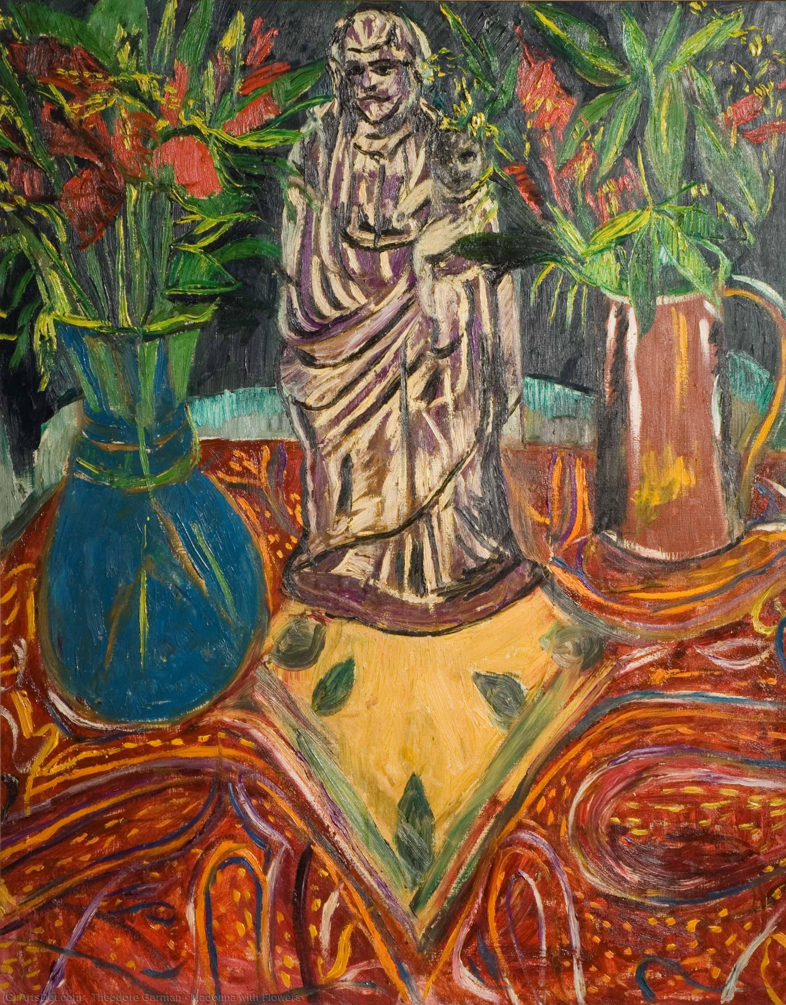 Madonna With Flowers — Theodore Garman