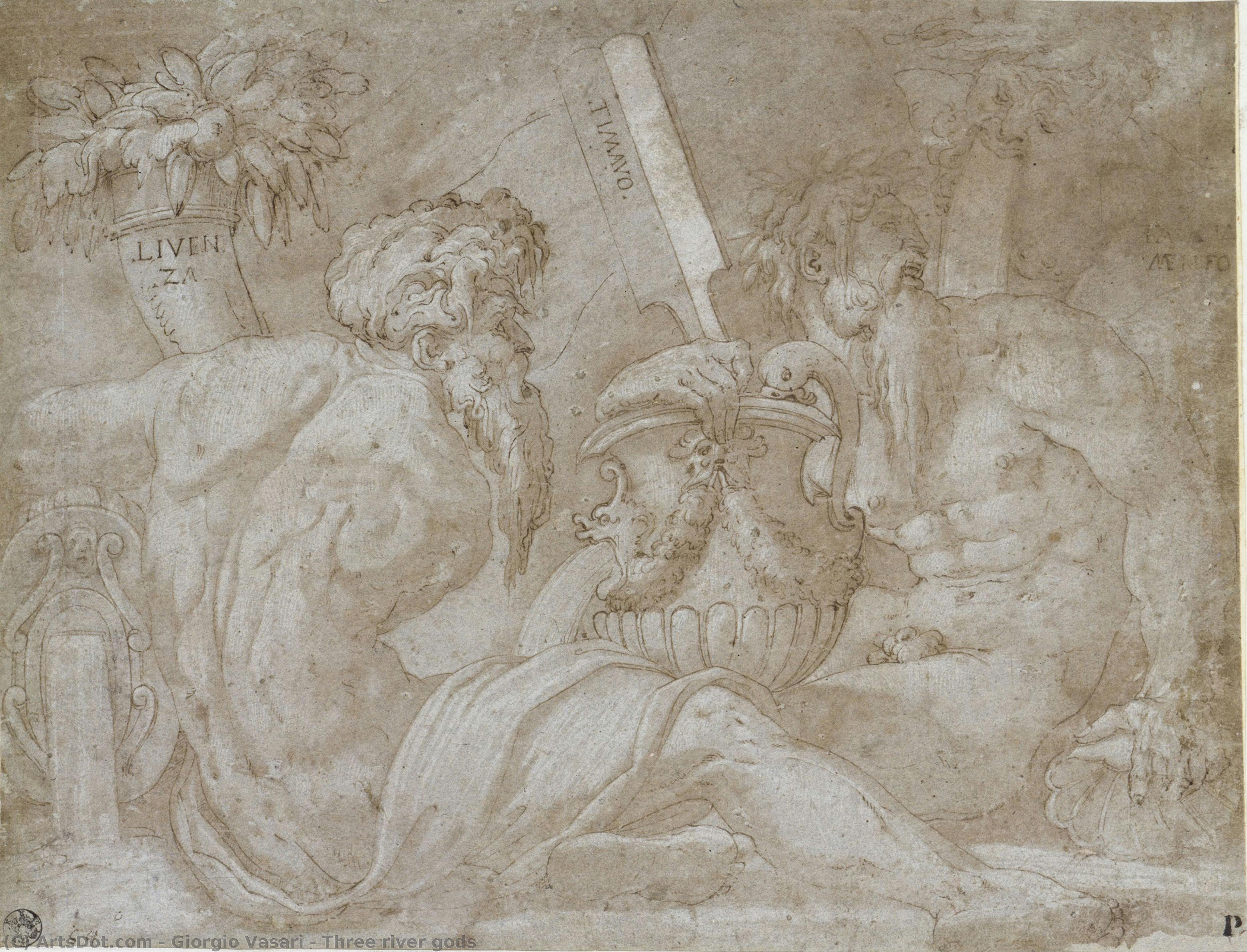Three River Gods — Giorgio Vasari