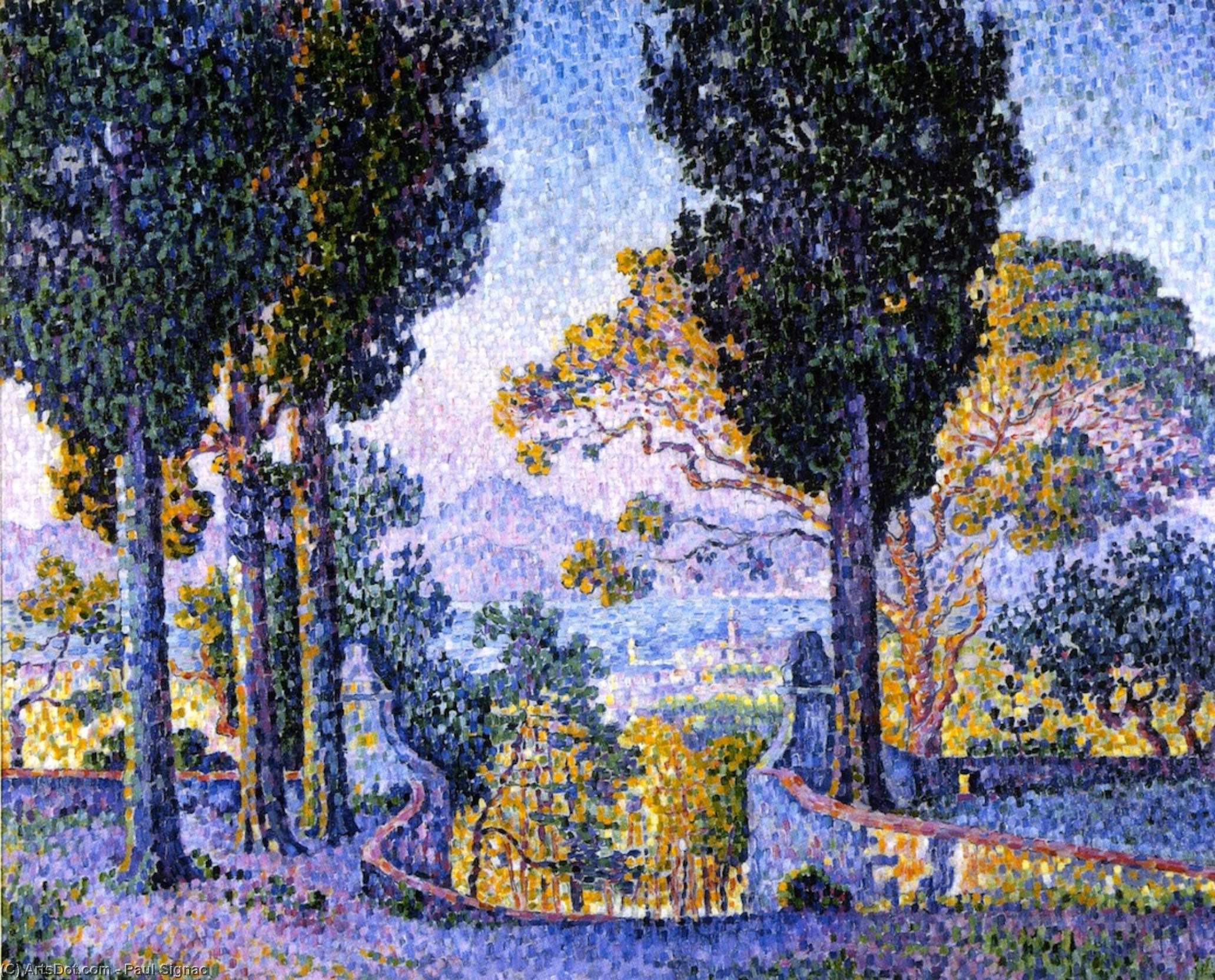 Saint-anne (saint-tropez) — Paul Signac