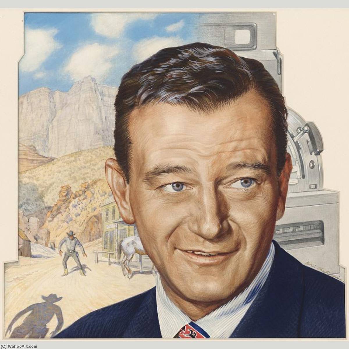 John Wayne — Boris Chaliapin