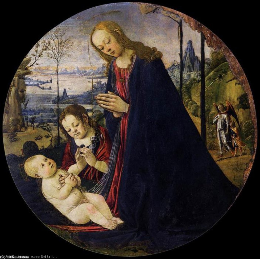Virgin And Child — Jacopo Del Sellaio