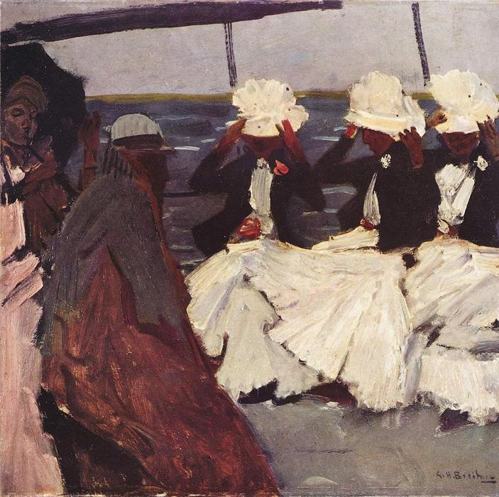 Promenade Deck With Three Ladies — George Heidrik Breitner