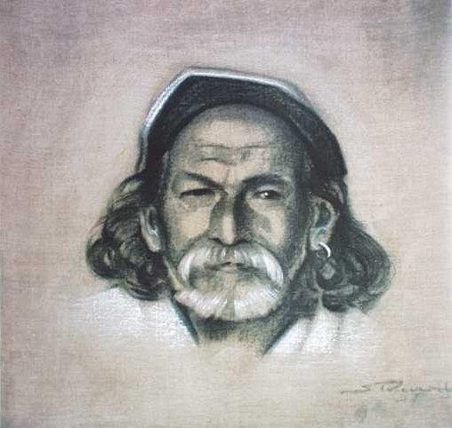 Lahor (blacksmith) From Kulu — Nicholas Roerich