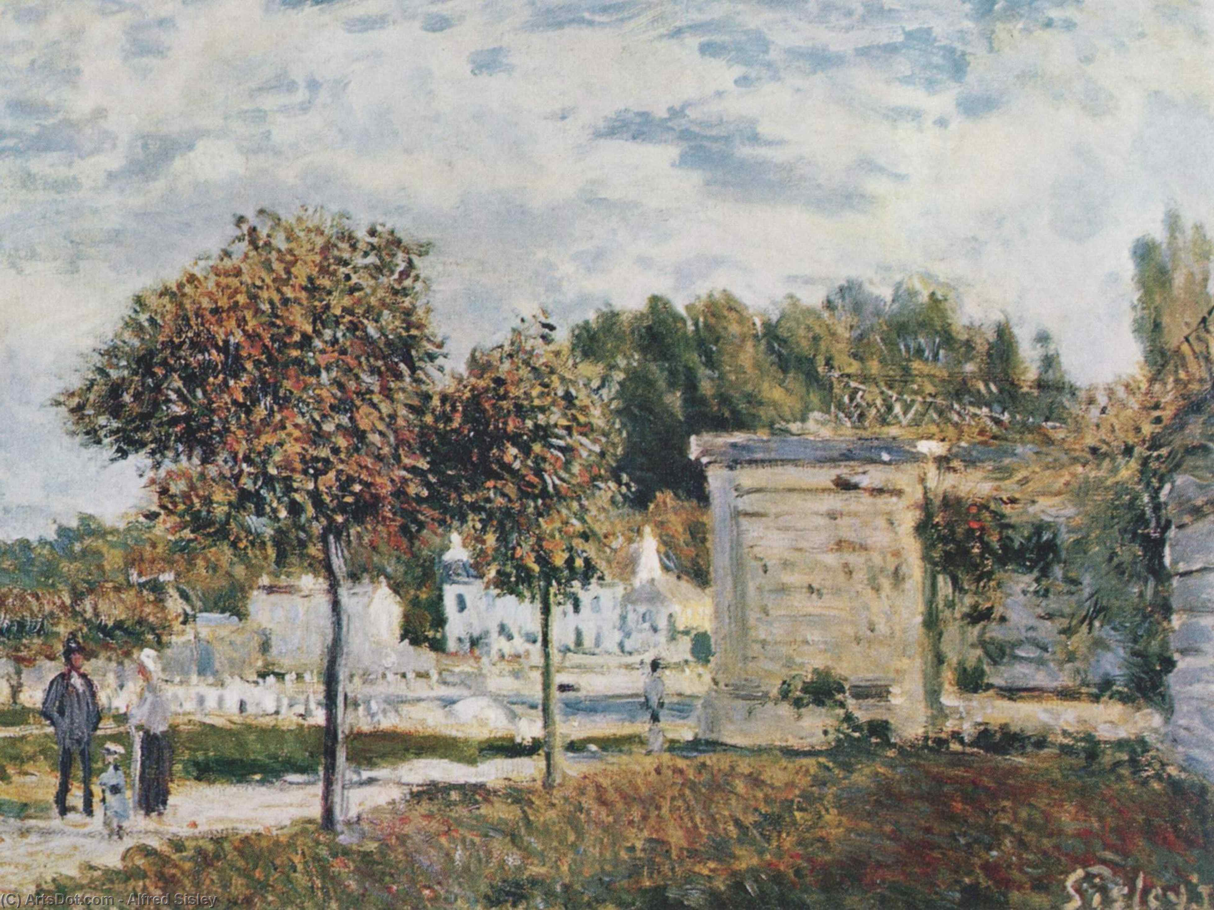 Bassin De Marly — Alfred Sisley
