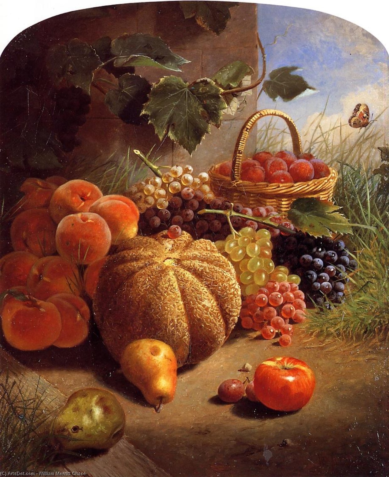 Still Life With Fruit — William Merritt Chase