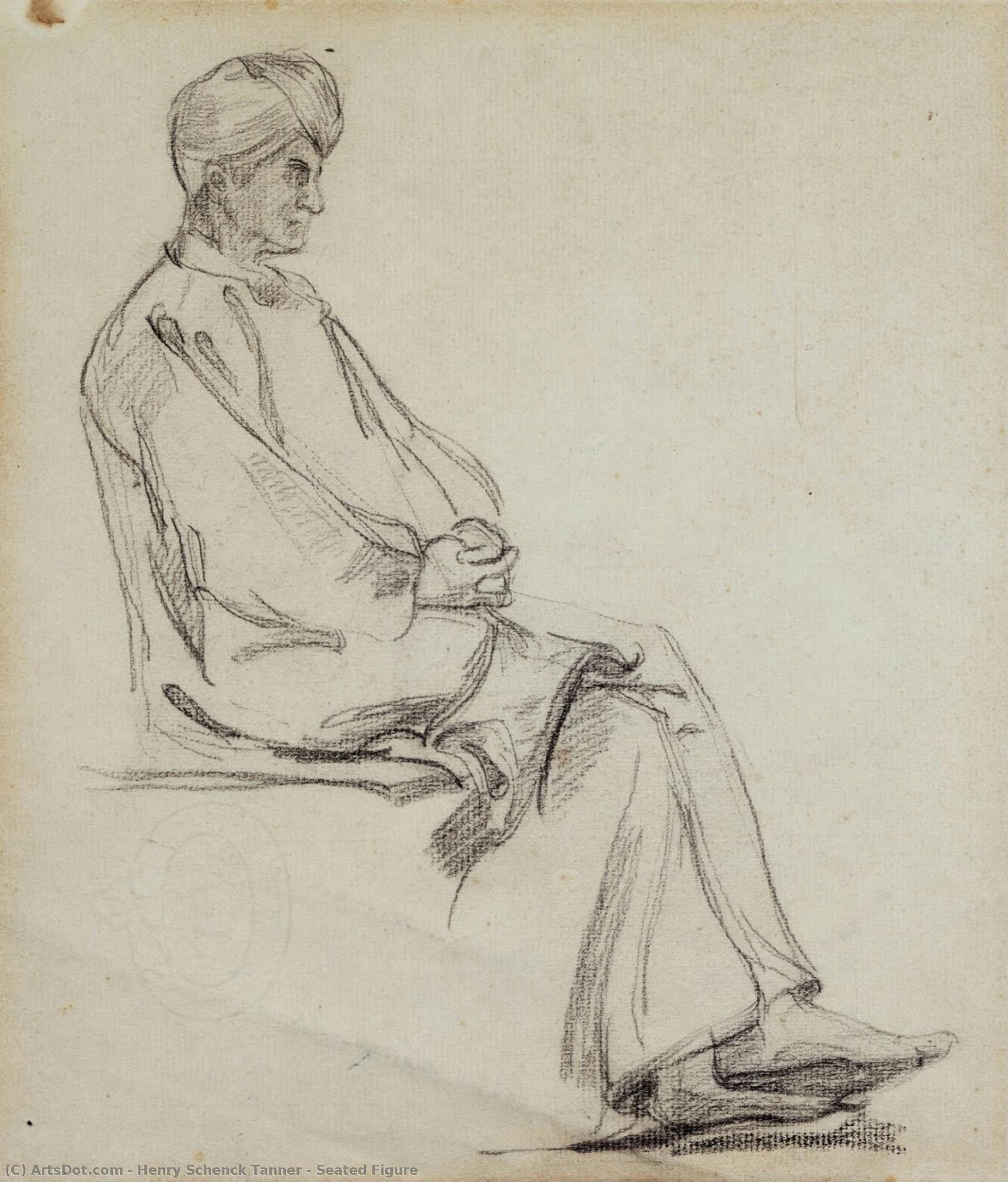 Seated Figure — Henry Schenck Tanner