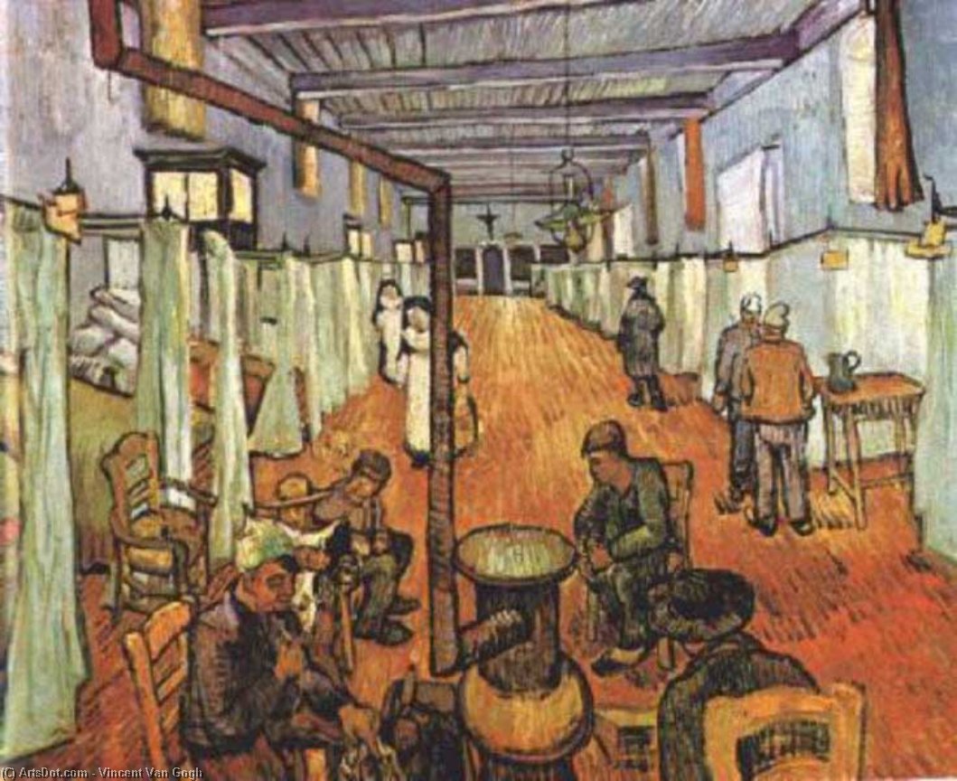 Ward In The Hospital In Arles — Vincent Willem Van Gogh
