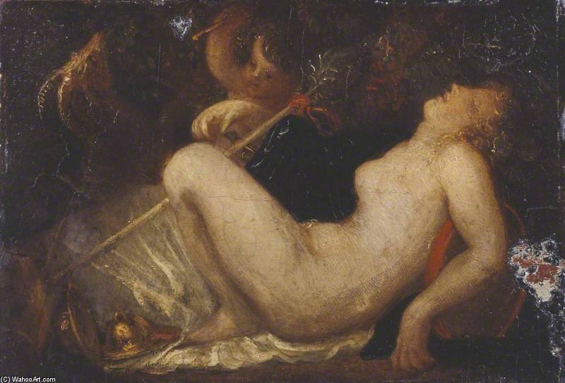 A Nymph Sleeping — Thomas Stothard