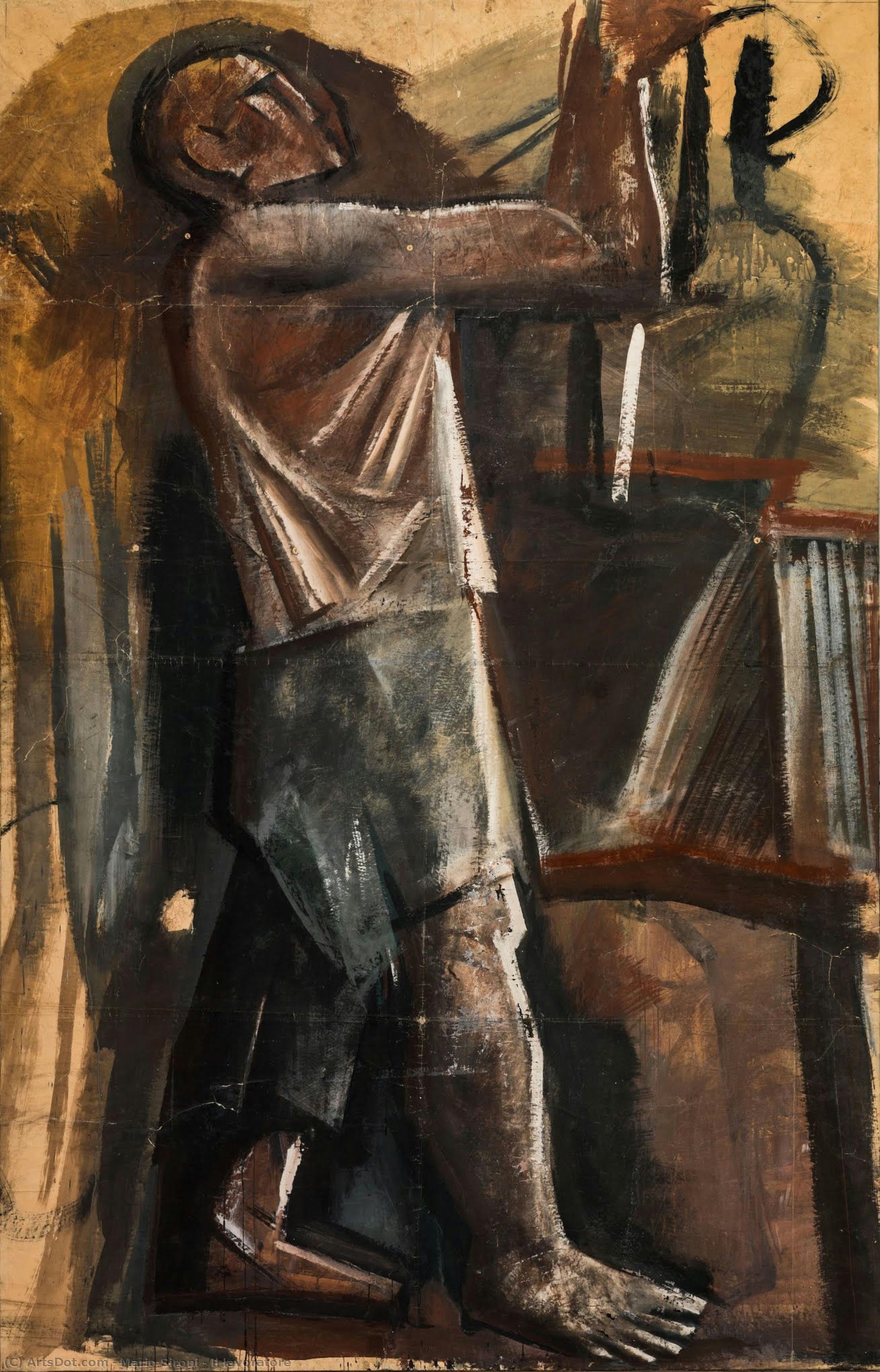 Il Lavoratore — Mario Sironi