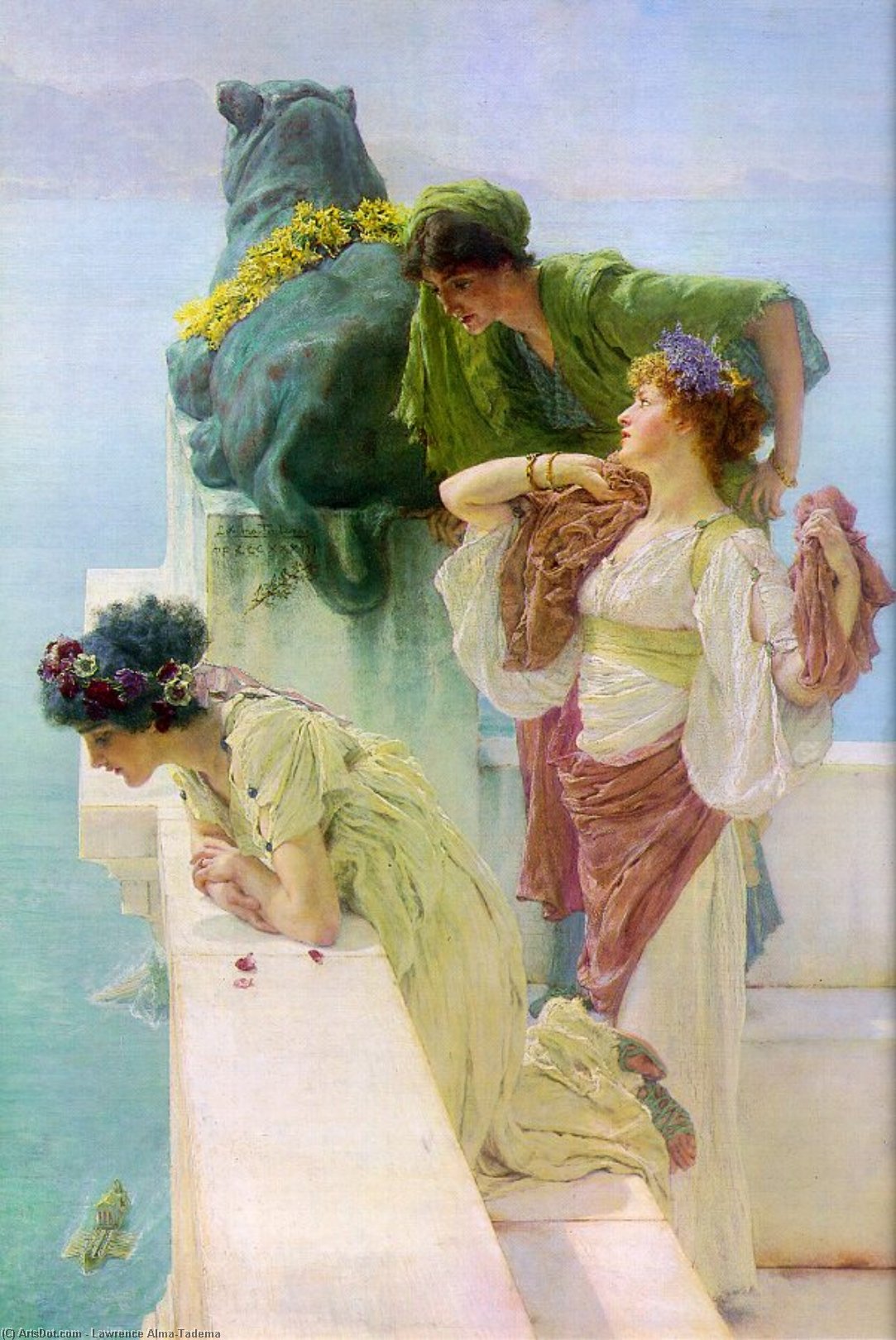 A Coign Of Vantage — Lourens Alma Tadema