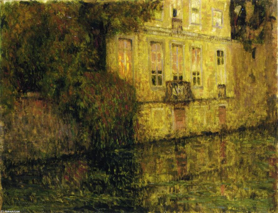 L Quai Vert, Bruges — Henri Le Sidaner