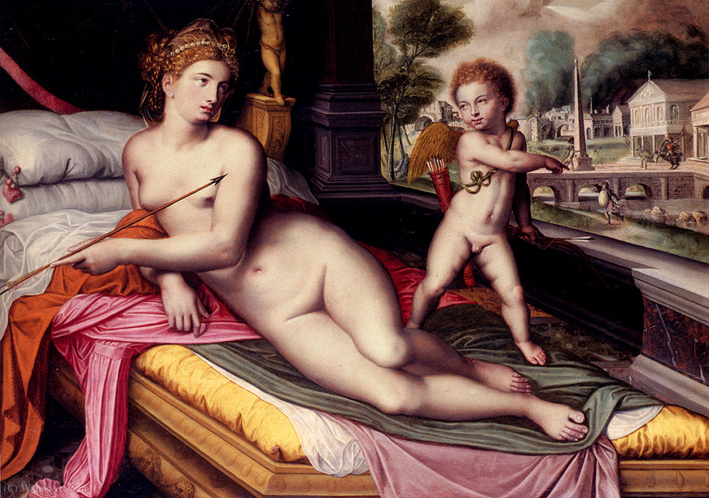 Venus And Cupid — Willem Adriaensz Key