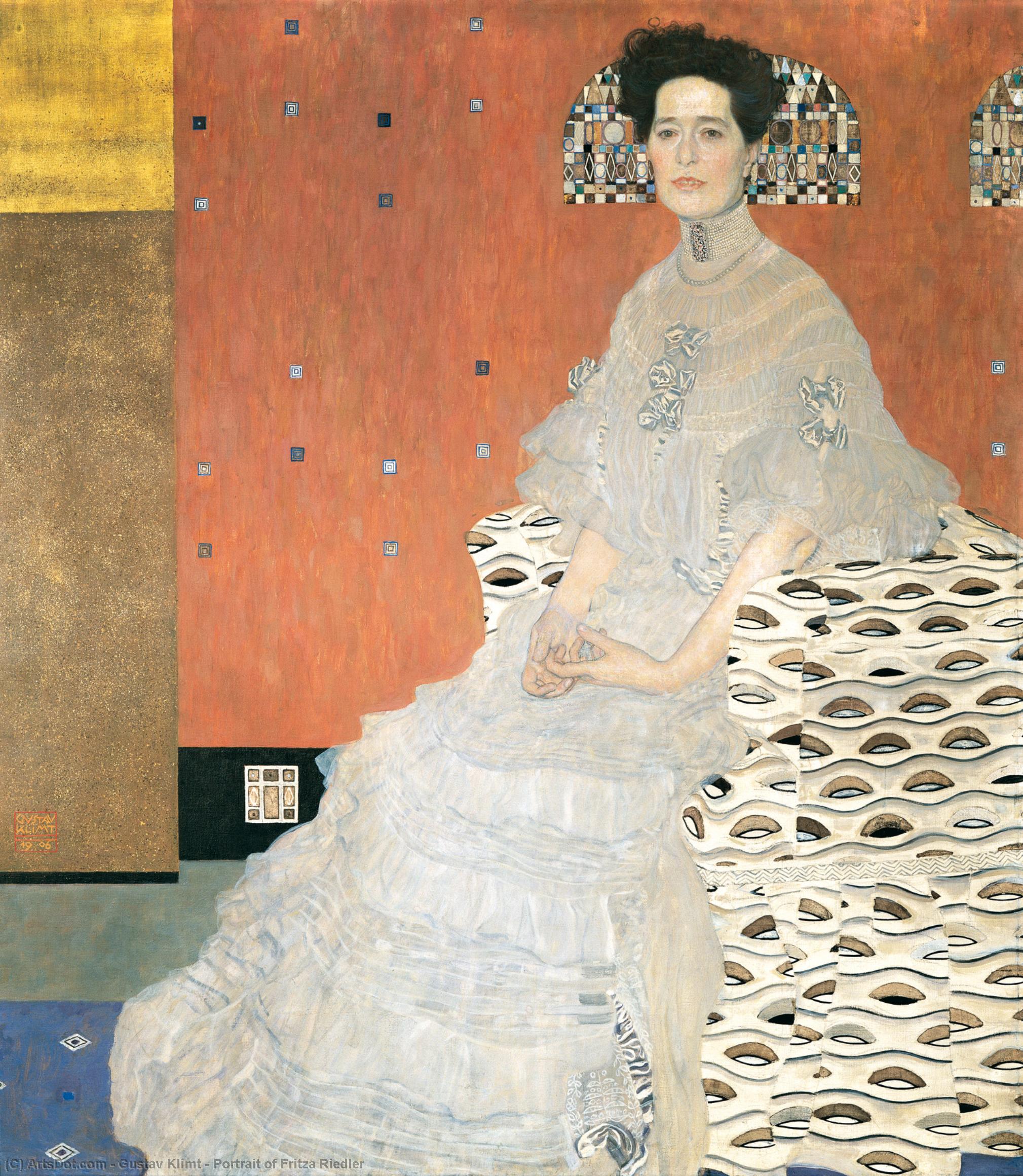 Portrait Of Fritza Riedler — Gustav Klimt