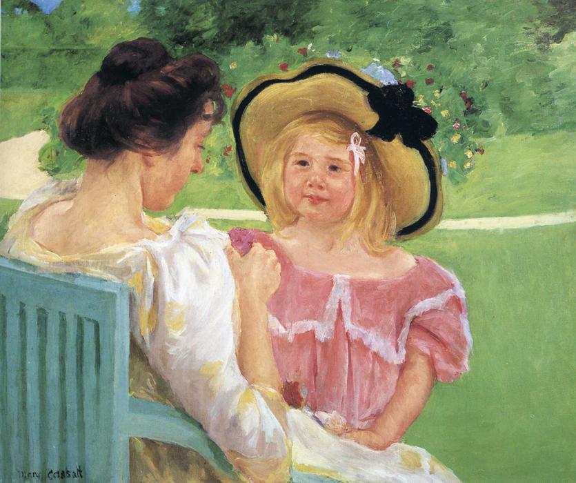 In The Garden — Mary Stevenson Cassatt