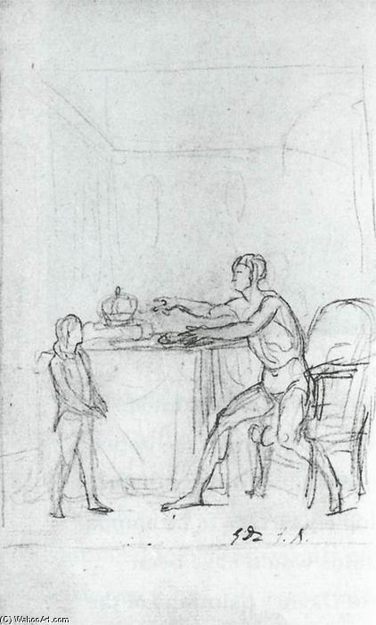 Louis Xvi Showing The Constitution To His Son, The Dauphin — Jacques-louis David