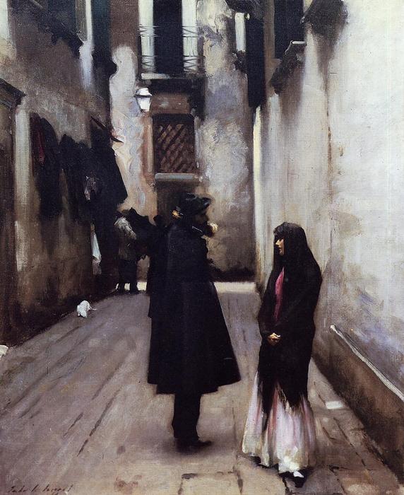 Venetian Street — John Singer Sargent