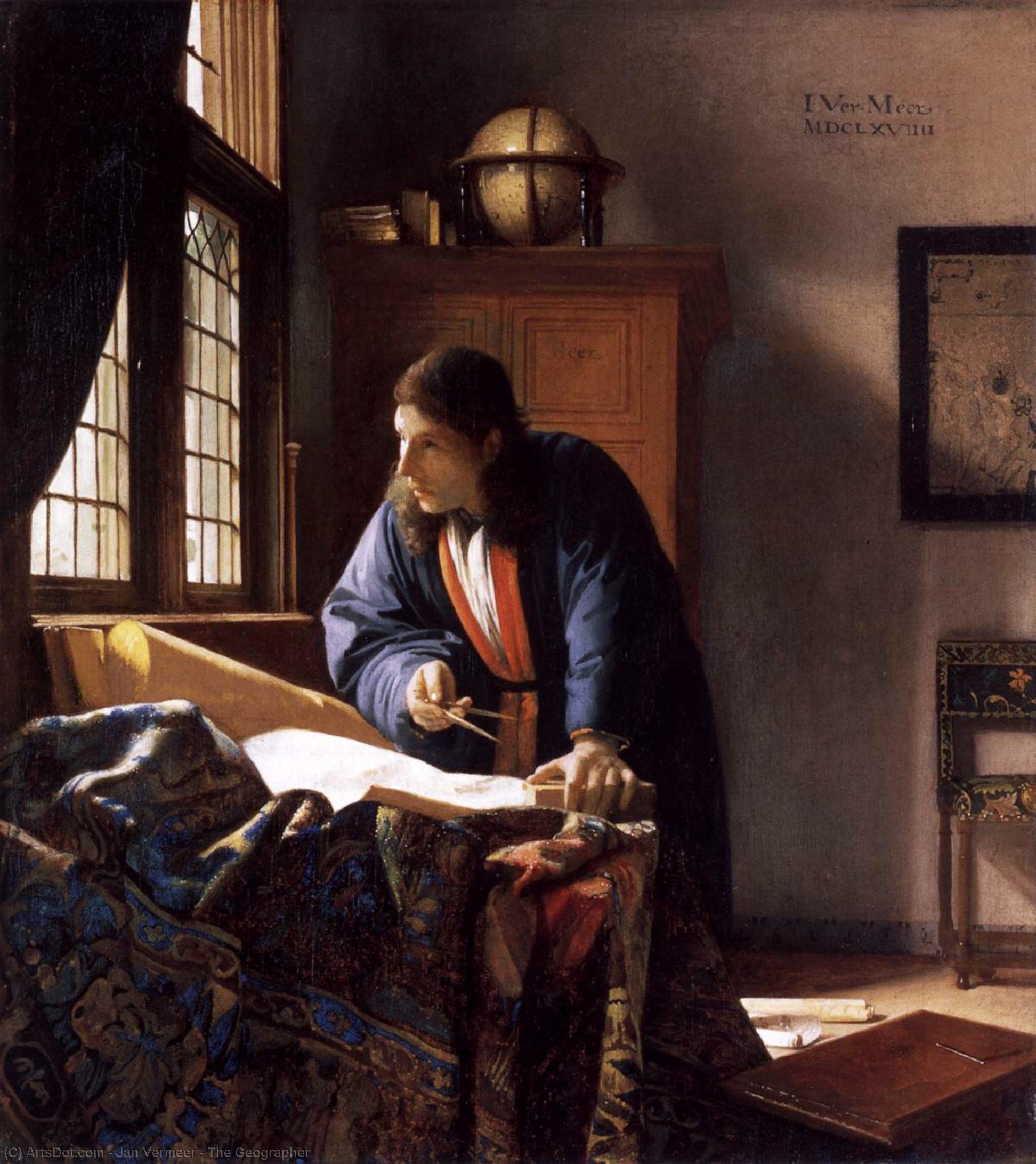 The Geographer — Johannes Vermeer