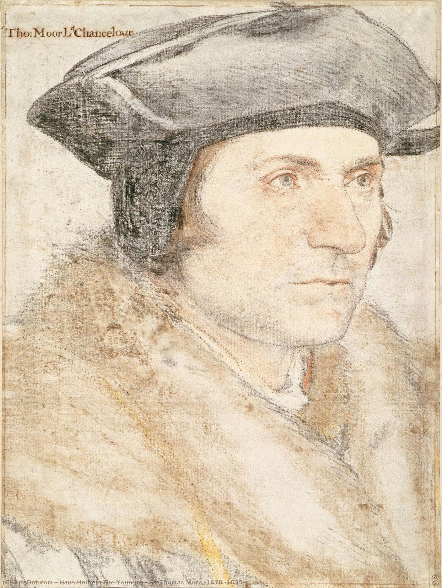 Sir Thomas More (1478 -1535) — Hans Holbein The Younger