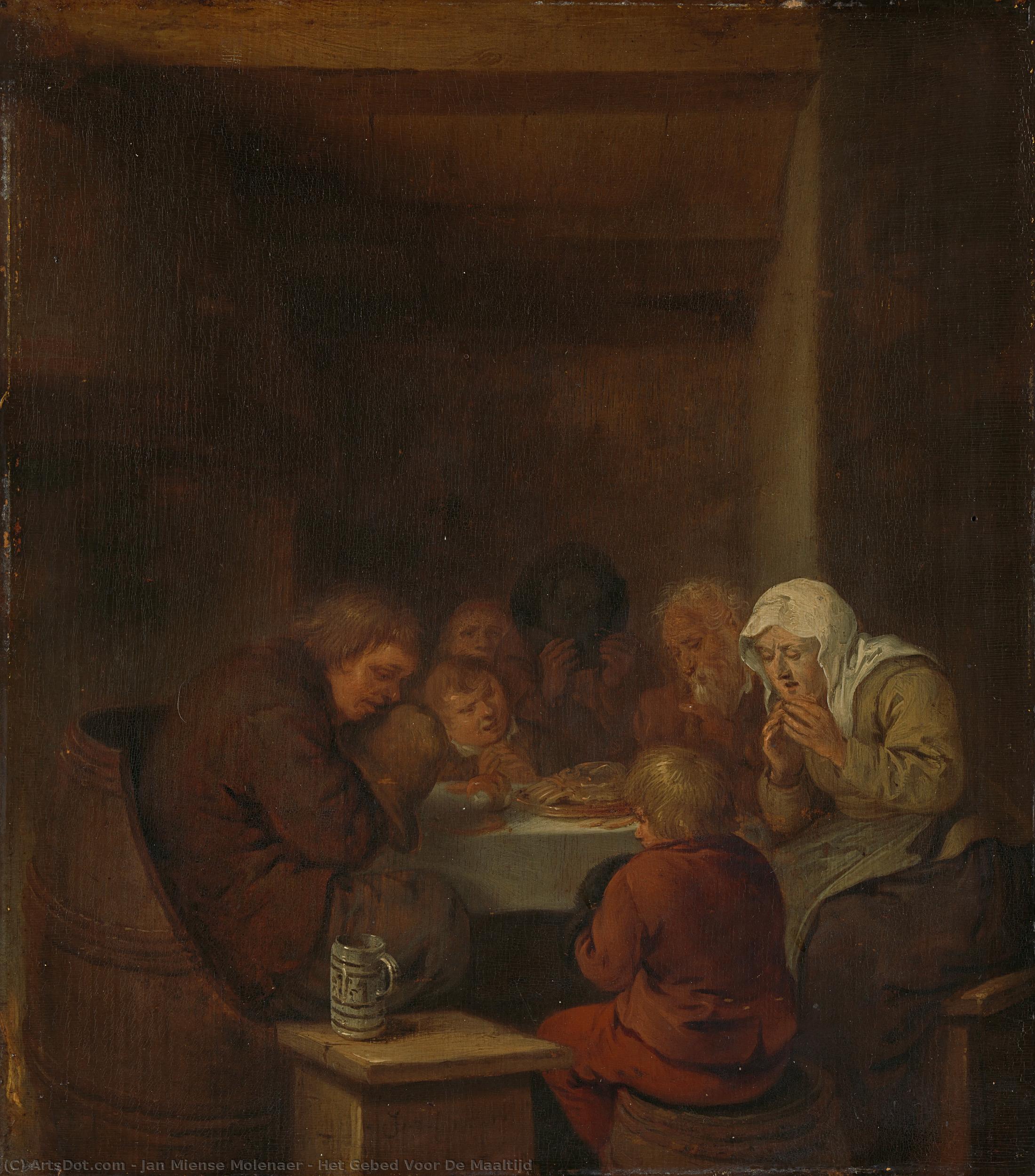 Het Gebed Voor De Maaltijd — Jan Miense Molenaer