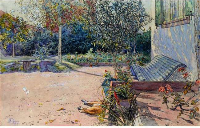 My Backyard — Carl Larsson