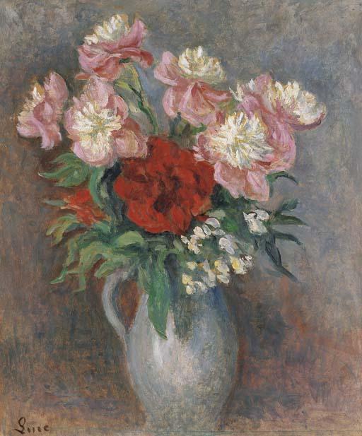 Bouquet Of Peonies — Maximilien Luce