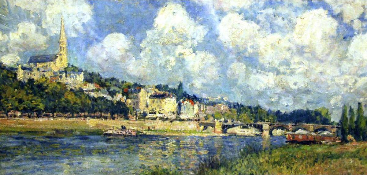 The River At Saint Cloud — Alfred Sisley