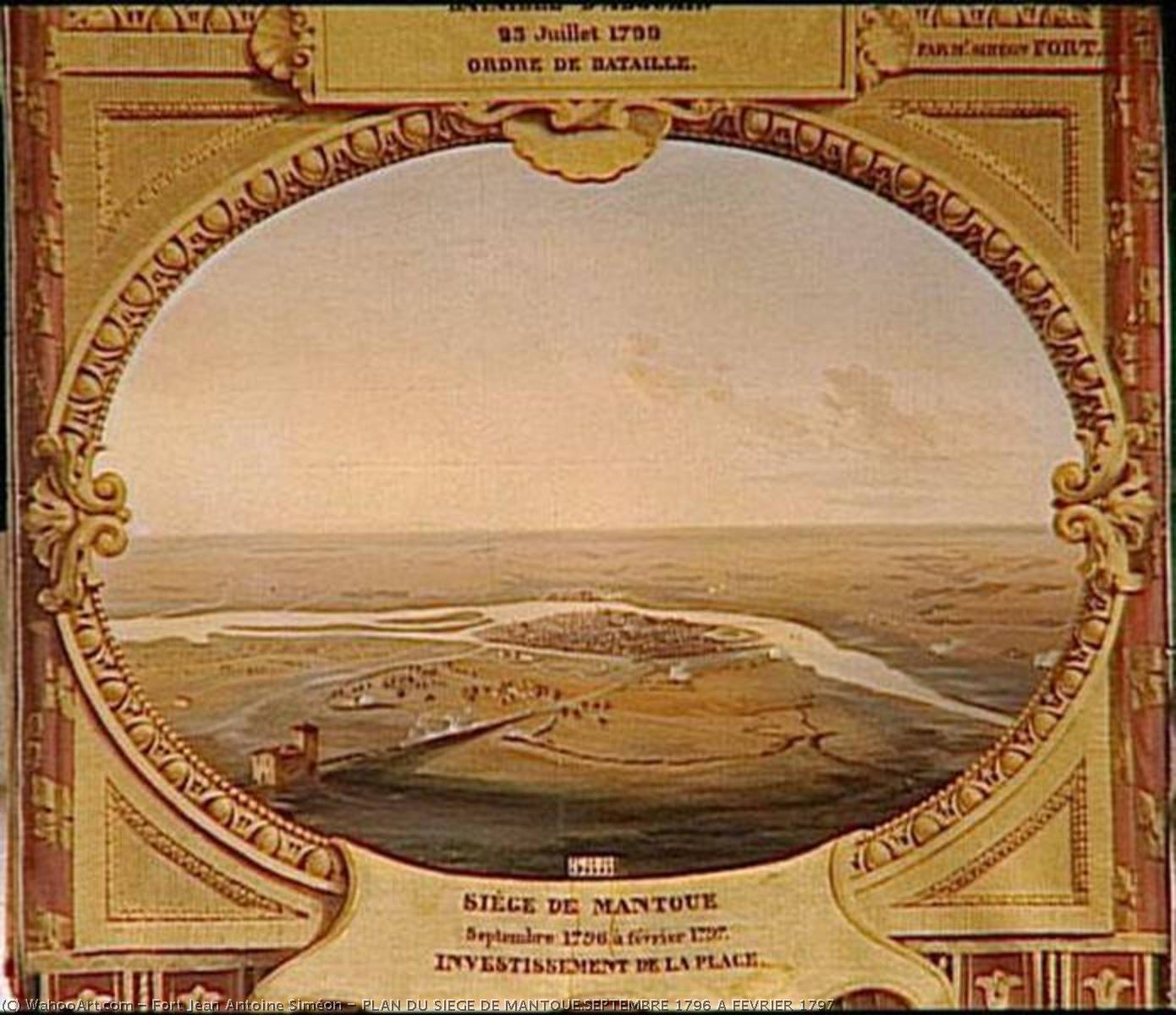 Plan Du Siege De Mantoue.septembre 1796 A Fevrier 1797 — Fort Jean Antoine Siméon