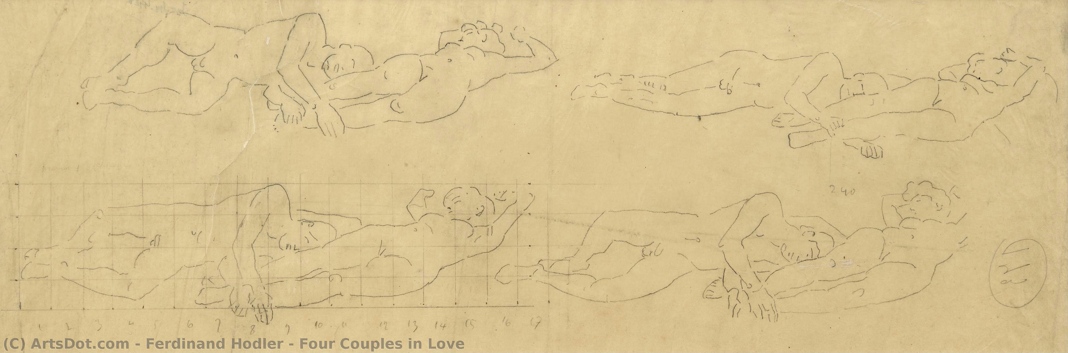 Four Couples In Love — Ferdinand Hodler