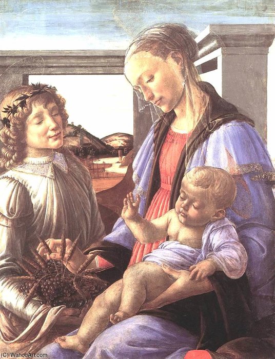 Madonna And Child With An Angel — Sandro Botticelli