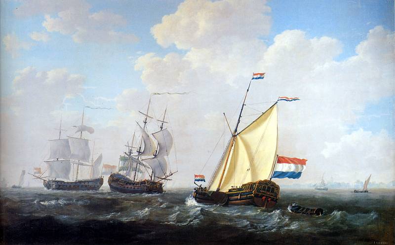 Yacht Of Voc Sun — Abraham Van Strij