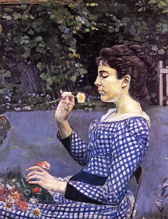 Portrait Of Helene Weigle — Ferdinand Hodler