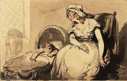 Mother And Child — Thomas Rowlandson