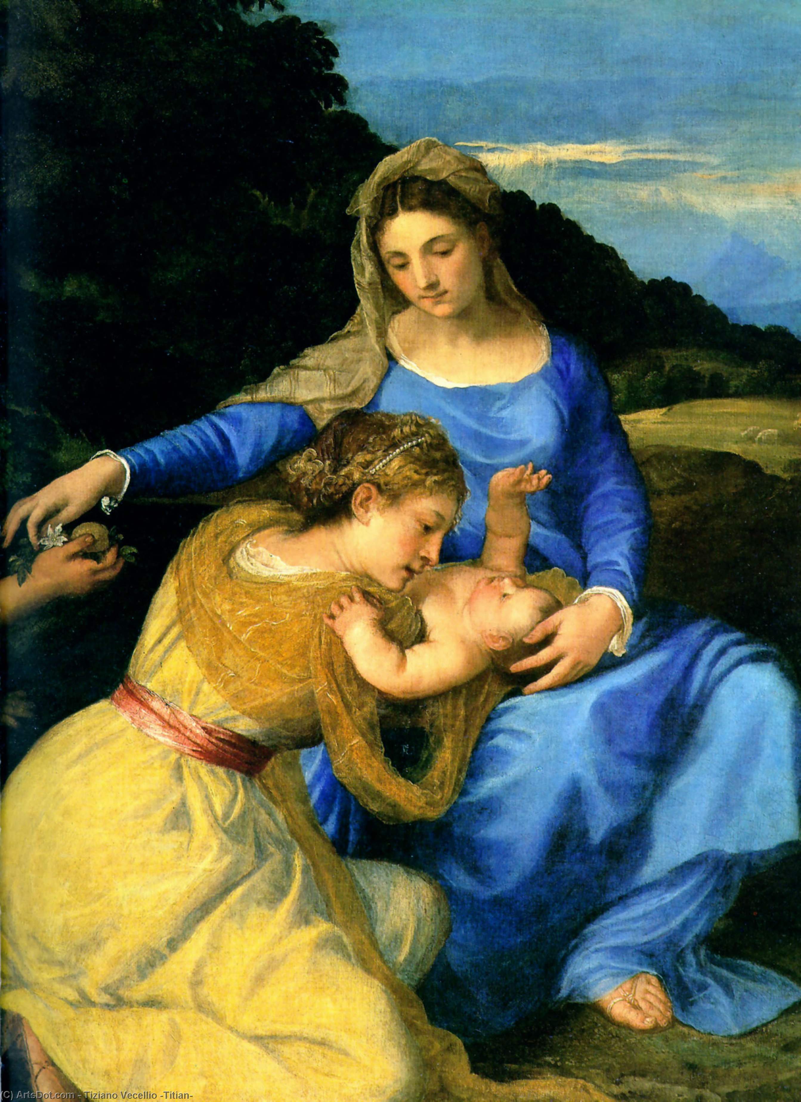 Madonna Detail — Titian
