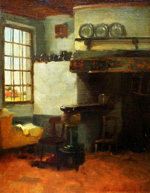 The Flemish Stove — Henri De Braekeleer