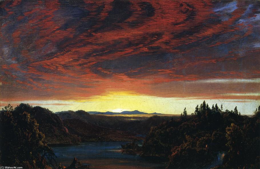 Twilight, A Sketch — Frederic Edwin Church