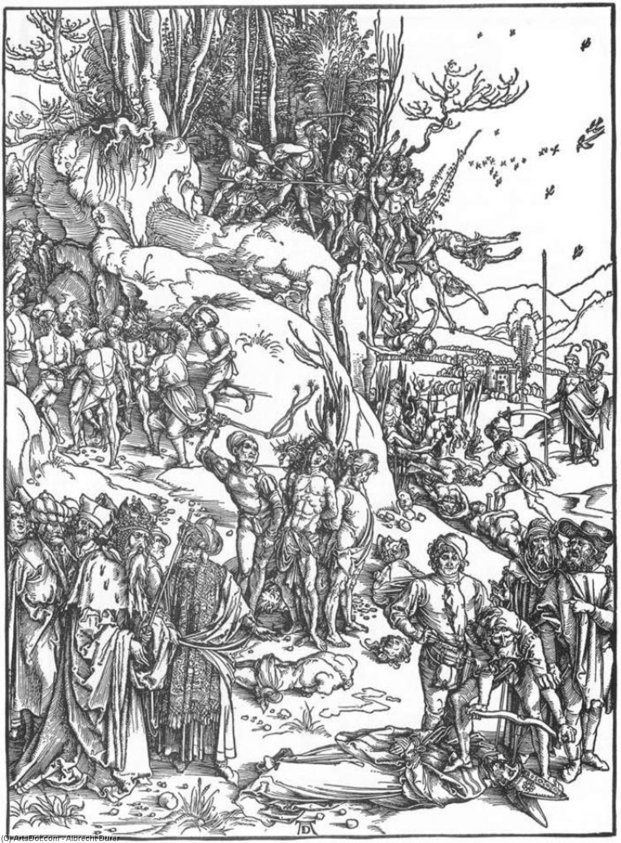 Martyrdom Of The Ten Thousand — Albrecht Dürer