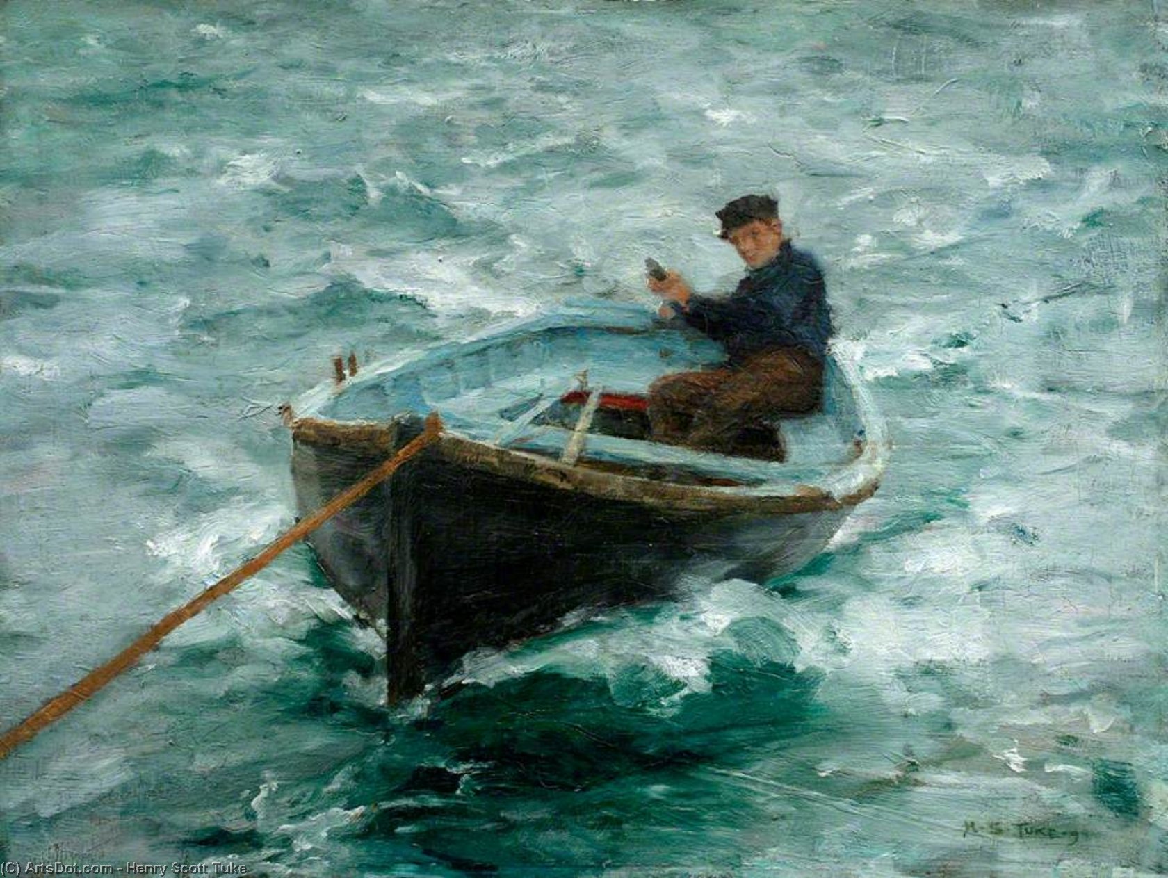 In Tow — Henry Scott Tuke